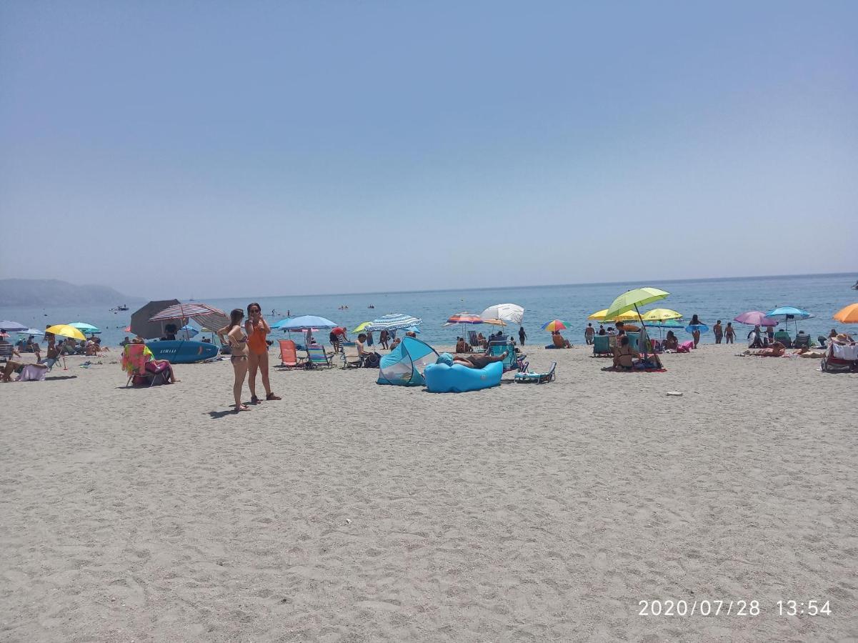Nerja 1ª Linea De Playa De Burriana , Terraza Grande Al Mar Apartment ภายนอก รูปภาพ