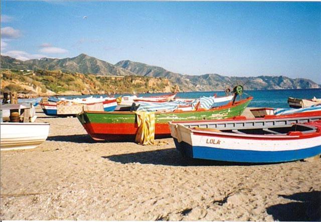 Nerja 1ª Linea De Playa De Burriana , Terraza Grande Al Mar Apartment ภายนอก รูปภาพ